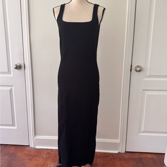 Club Monaco Sleeveless Black Midi Dress *Size XL - Picture 14 of 14